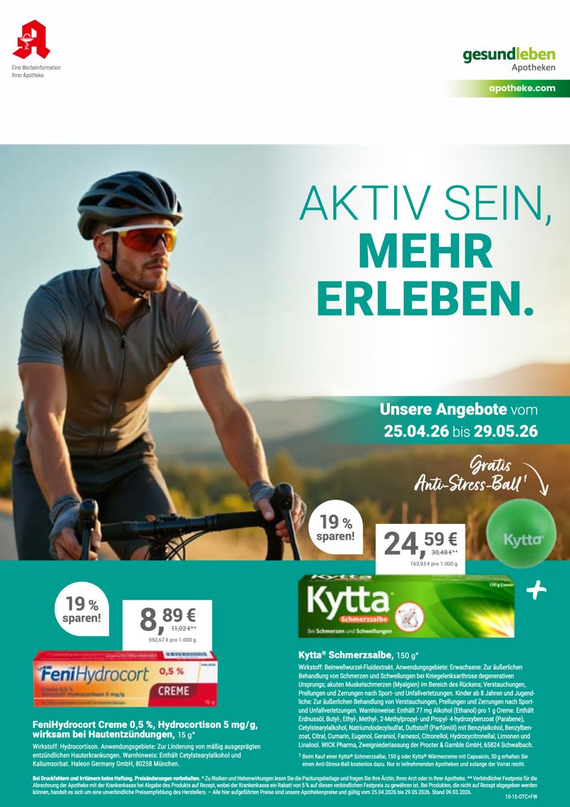 Aktuelle Monatsangebote im Flyer