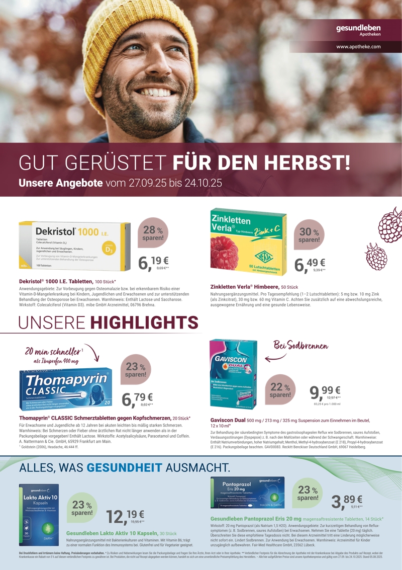 Monatsangebote Aktuelle Monatsangebote im Flyer