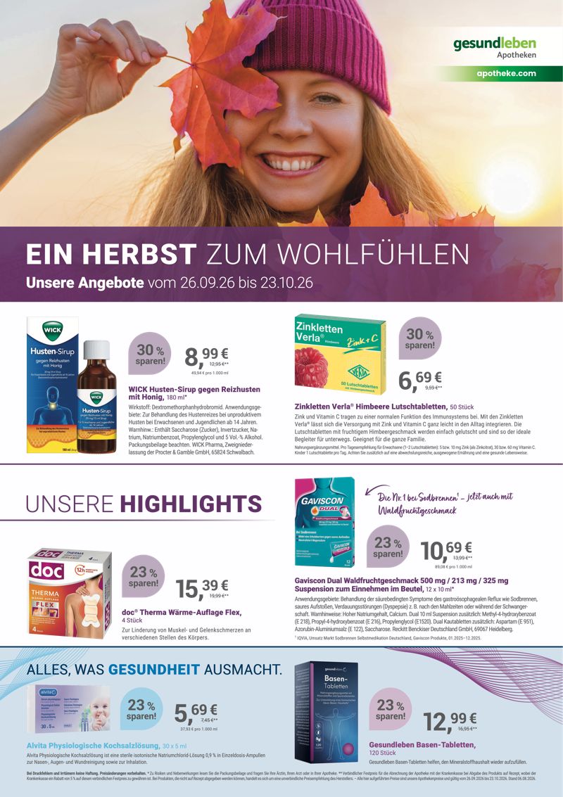Aktuelle Monatsangebote im Flyer